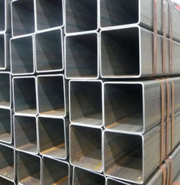 Hot Dip Galvanized Steel Square Tubing Bared / Oiled / Painting Surface Finish
